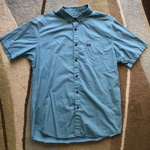 Blue RVCA Button Down Shirt